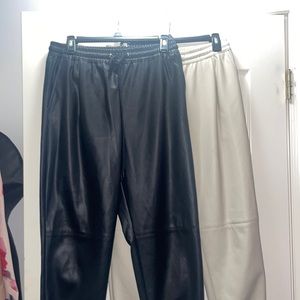 ZARA LEATHER JOGGER